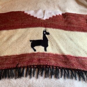 Alpaca poncho